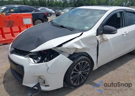 2016 Toyota Corolla S Plus из США, поврежденный, VIN 2T1BURHE4GC580080